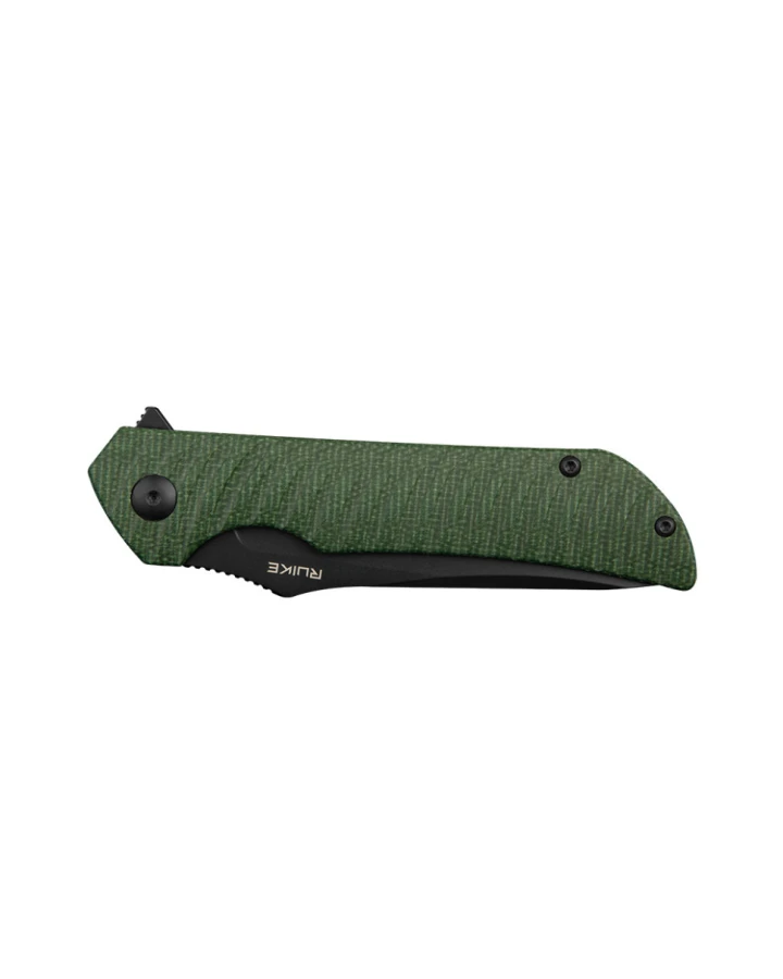 Ніж складаний туристичний Ruike P123-MG, Sandvik 14C28N, мікарта, зелений