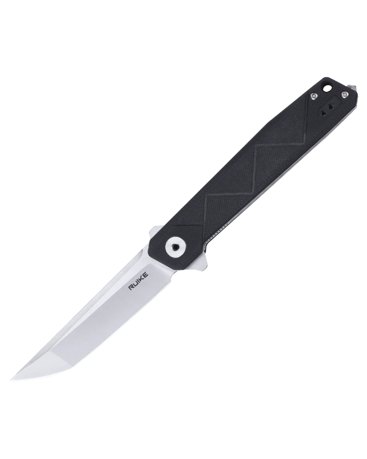 Ніж складаний туристичний Ruike P127-B, Sandvik 14C28N, G10, чорний