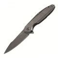 Ніж складаний туристичний Ruike P128-SB, Sandvik 14C28N, сталь, чорний