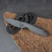 Ніж складаний туристичний Ruike P128-SB, Sandvik 14C28N, сталь, чорний