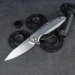 Ніж складаний туристичний Ruike P128-SF, Sandvik 14C28N, сталь, сірий
