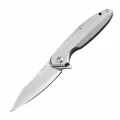 Ніж складаний туристичний Ruike P128-SF, Sandvik 14C28N, сталь, сірий
