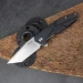 Ніж складаний туристичний Ruike P138-B, Sandvik 14C28N, G10, чорний