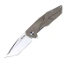 Ніж складаний туристичний Ruike P138-W, Sandvik 14C28N, G10, бежевий
