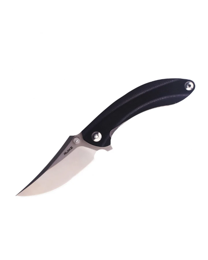 Ніж складаний туристичний Ruike P155-B, Sandvik 14C28N, G10, чорний