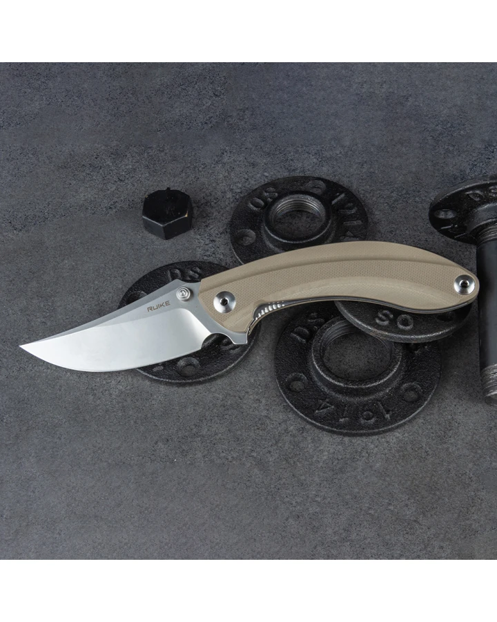 Ніж складаний туристичний Ruike P155-W, Sandvik 14C28N, G10, зелений
