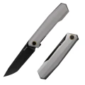 Ніж складаний туристичний Ruike P166-АК P166-AK, Sandvik 14C28N, алюміній, сірий