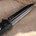 Ніж складаний туристичний Ruike P188-B, D2, G10, чорний