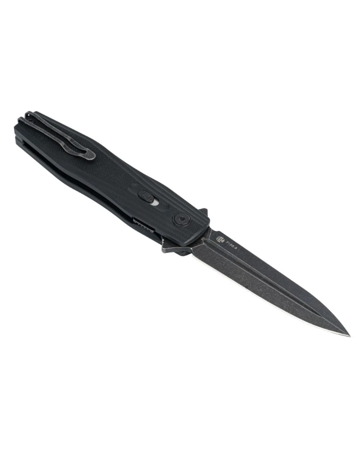 Ніж складаний туристичний Ruike P188-B, D2, G10, чорний