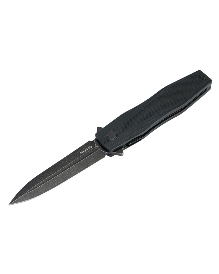 Ніж складаний туристичний Ruike P188-B, D2, G10, чорний