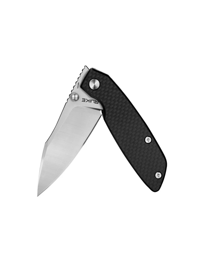 Ніж складаний туристичний Ruike P746-CB, Sandvik 14C28N, G10, чорний