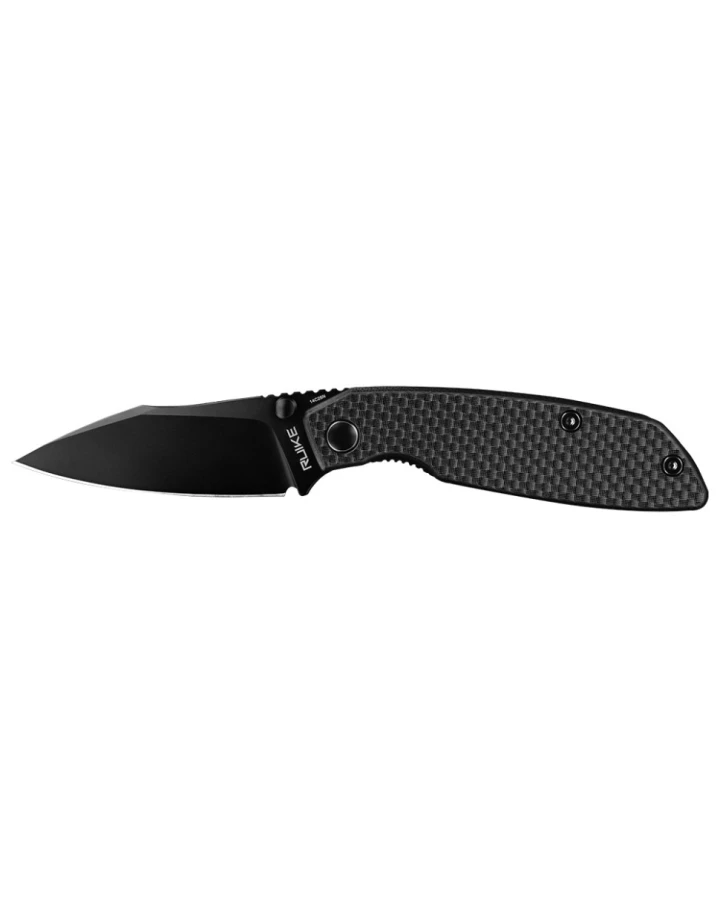 Ніж складаний туристичний Ruike P746-CB2, Sandvik 14C28N, G10, чорний