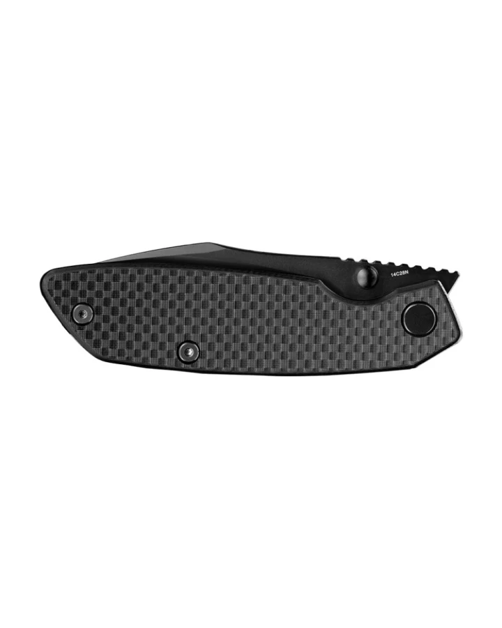 Ніж складаний туристичний Ruike P746-CB2, Sandvik 14C28N, G10, чорний