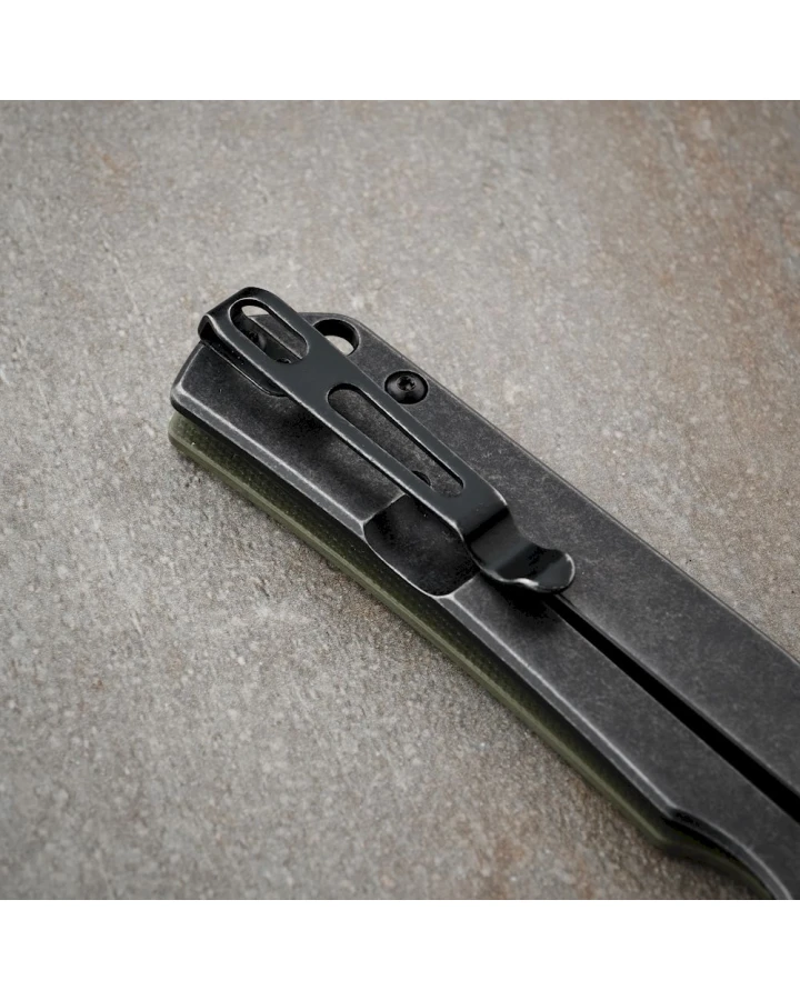 Ніж складаний туристичний Ruike P801-G, Sandvik 14C28N, G10, зелений