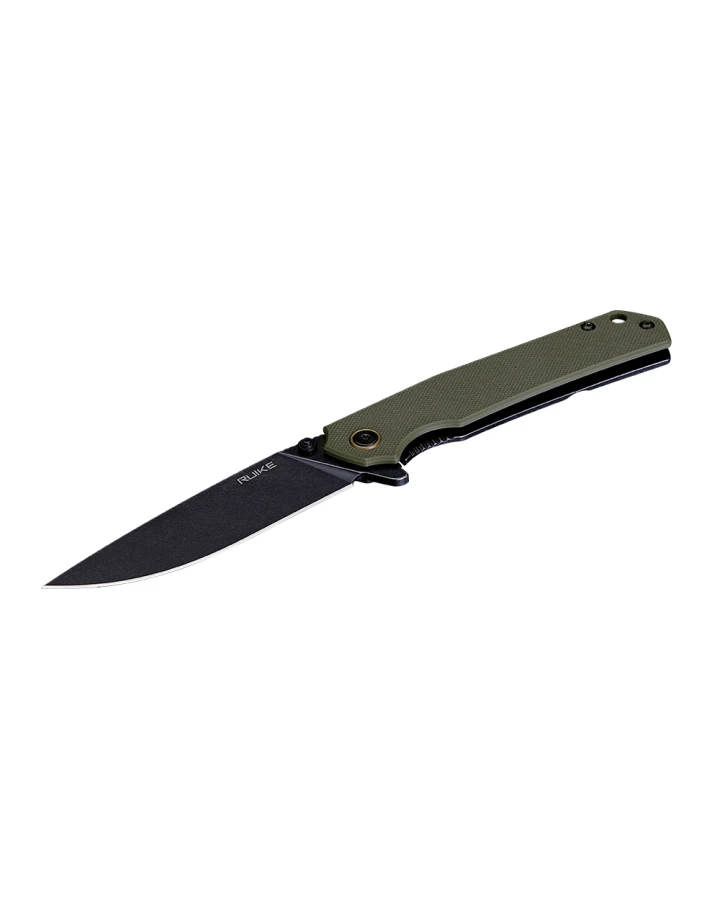 Ніж складаний туристичний Ruike P801-G, Sandvik 14C28N, G10, зелений