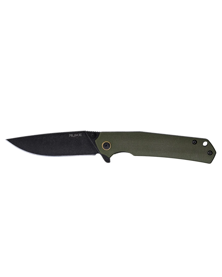 Ніж складаний туристичний Ruike P801-G, Sandvik 14C28N, G10, зелений