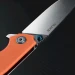 Ніж складаний туристичний Ruike P801-J, Sandvik 14C28N, G10, помаранчевий