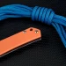 Ніж складаний туристичний Ruike P801-J, Sandvik 14C28N, G10, помаранчевий