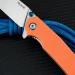 Ніж складаний туристичний Ruike P801-J, Sandvik 14C28N, G10, помаранчевий