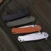 Ніж складаний туристичний Ruike P801-J, Sandvik 14C28N, G10, помаранчевий