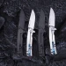 Ніж складаний туристичний Ruike P801-J, Sandvik 14C28N, G10, помаранчевий