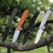 Ніж складаний туристичний Ruike P801-J, Sandvik 14C28N, G10, помаранчевий