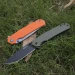 Ніж складаний туристичний Ruike P801-J, Sandvik 14C28N, G10, помаранчевий