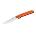 Ніж складаний туристичний Ruike P801-J, Sandvik 14C28N, G10, помаранчевий