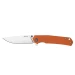 Ніж складаний туристичний Ruike P801-J, Sandvik 14C28N, G10, помаранчевий