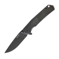 Ніж складаний туристичний Ruike P801-SB, Sandvik 14C28N, сталь, чорний