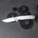 Ніж складаний туристичний Ruike P801-SF, Sandvik 14C28N, сталь, сірий