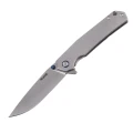 Ніж складаний туристичний Ruike P801-SF, Sandvik 14C28N, сталь, сірий