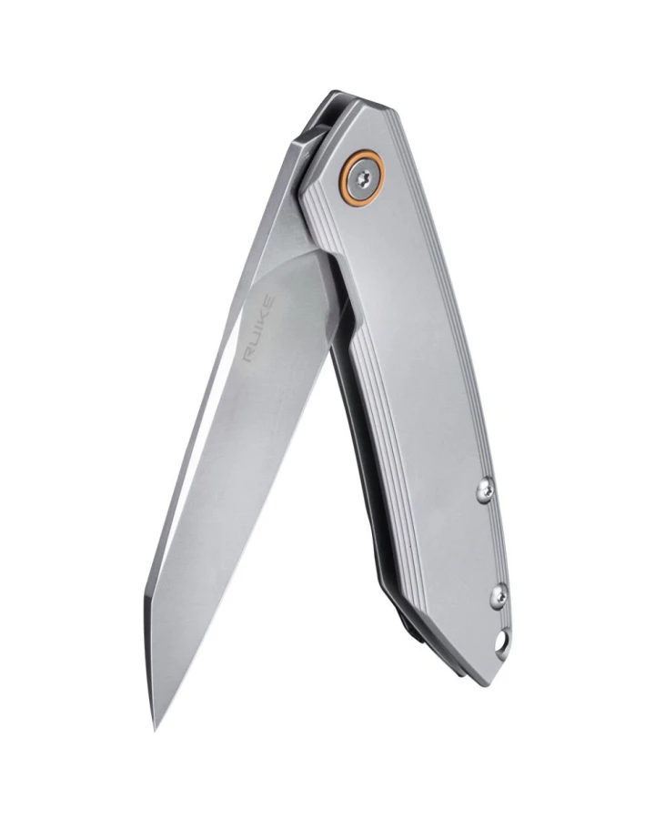 Ніж складаний туристичний Ruike P831S-SA, Sandvik 14C28N, сталь, сірий