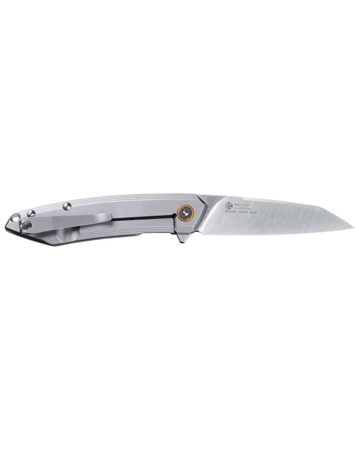 Ніж складаний туристичний Ruike P831S-SA, Sandvik 14C28N, сталь, сірий