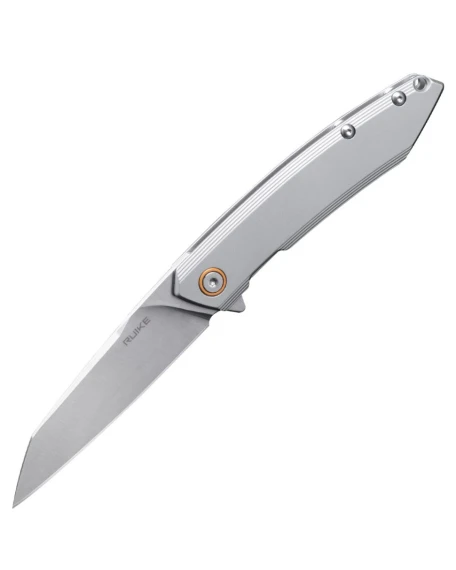 Ніж складаний туристичний Ruike P831S-SA, Sandvik 14C28N, сталь, сірий