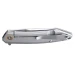 Ніж складаний туристичний Ruike P831S-SA, Sandvik 14C28N, сталь, сірий