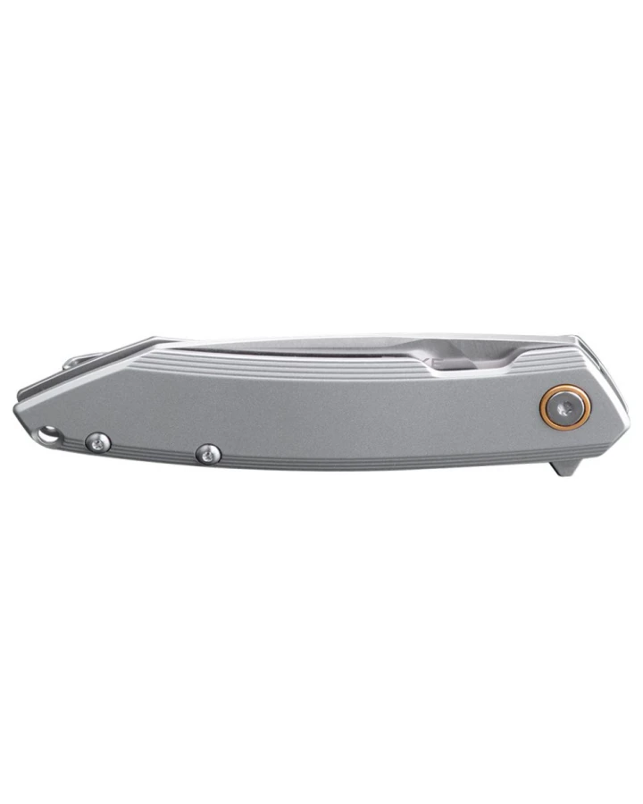 Ніж складаний туристичний Ruike P831S-SA, Sandvik 14C28N, сталь, сірий