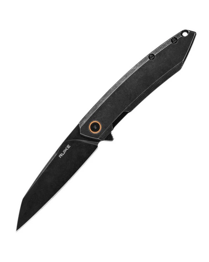 Ніж складаний туристичний Ruike P831S-SB, Sandvik 14C28N, сталь, чорний