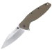 Ніж складаний туристичний Ruike P843-W, Sandvik 14C28N, G10, коричневий