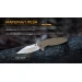 Ніж складаний туристичний Ruike P843-W, Sandvik 14C28N, G10, коричневий