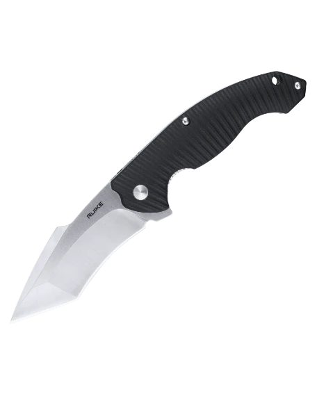 Ніж складаний туристичний Ruike P851-B, Sandvik 14C28N, G10, сірий