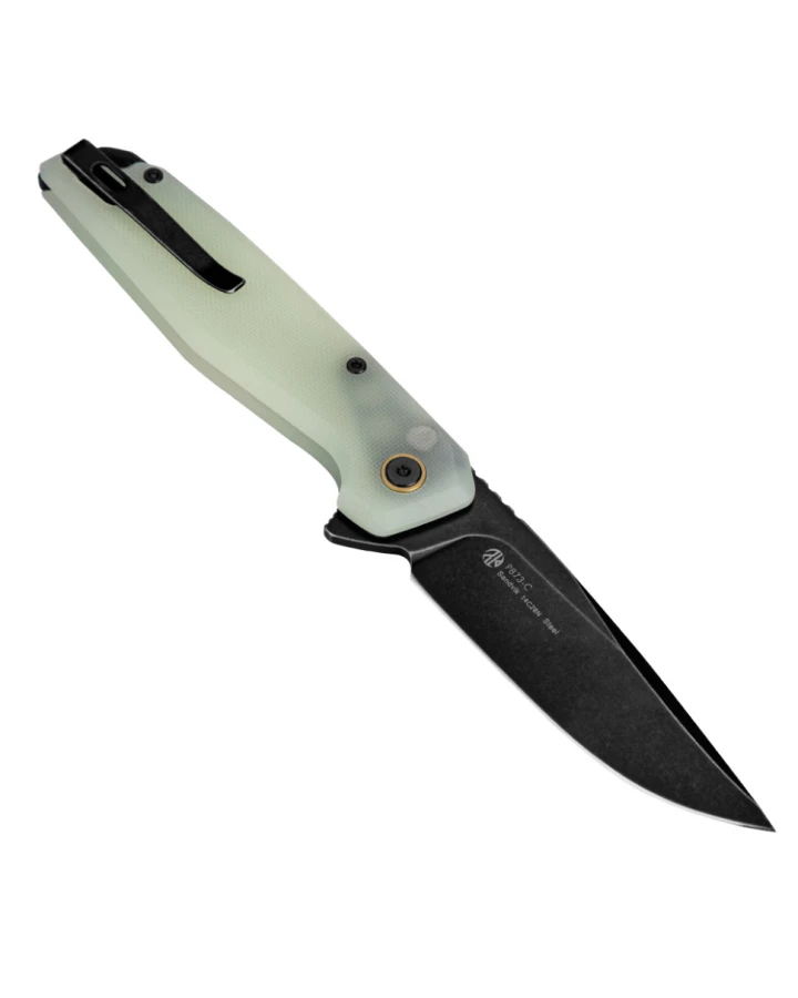 Ніж складаний туристичний Ruike P873-C, Sandvik 14C28N, G10, білий