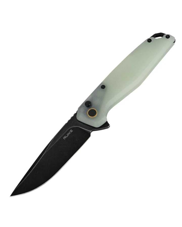 Ніж складаний туристичний Ruike P873-C, Sandvik 14C28N, G10, білий