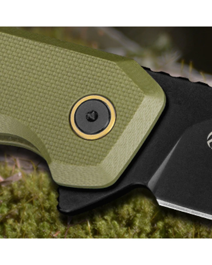 Ніж складаний туристичний Ruike P873-G, Sandvik 14C28N, G10, зелений
