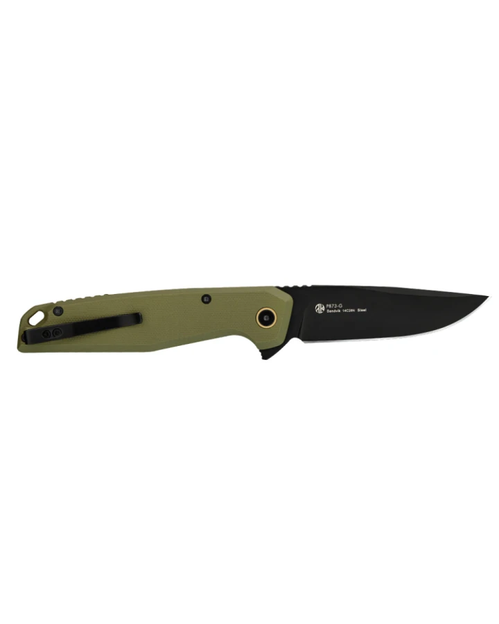 Ніж складаний туристичний Ruike P873-G, Sandvik 14C28N, G10, зелений