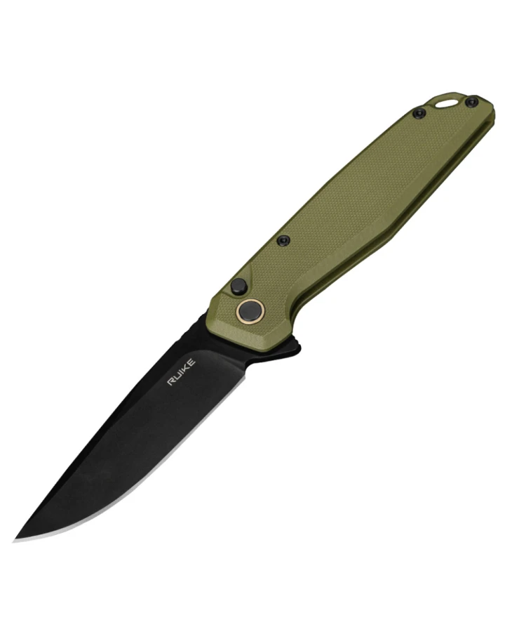 Ніж складаний туристичний Ruike P873-G, Sandvik 14C28N, G10, зелений