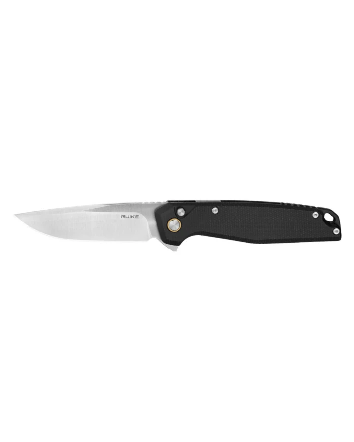 Ніж складаний туристичний Ruike P873-MB, Sandvik 14C28N, G10, чорний