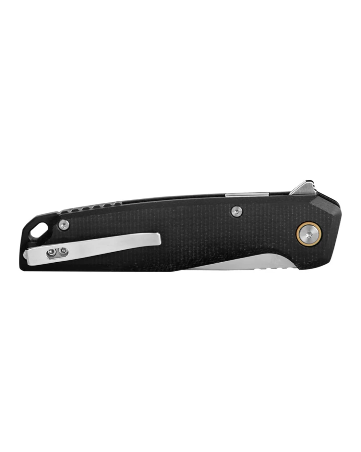 Ніж складаний туристичний Ruike P873-MB, Sandvik 14C28N, G10, чорний