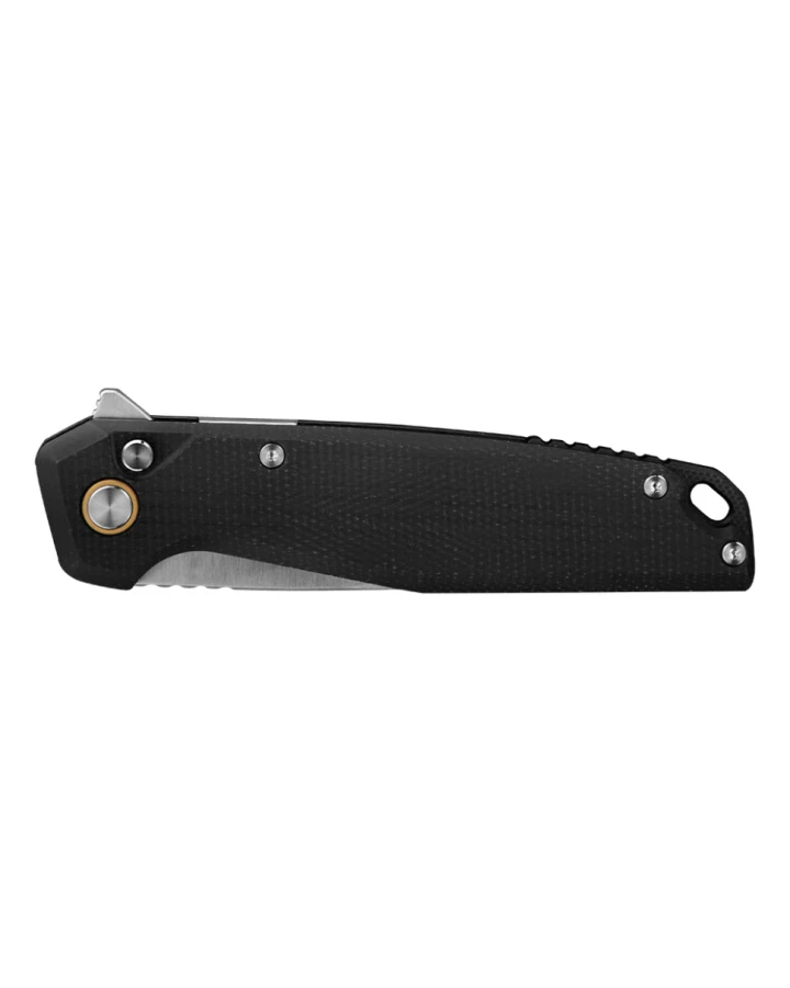 Ніж складаний туристичний Ruike P873-MB, Sandvik 14C28N, G10, чорний