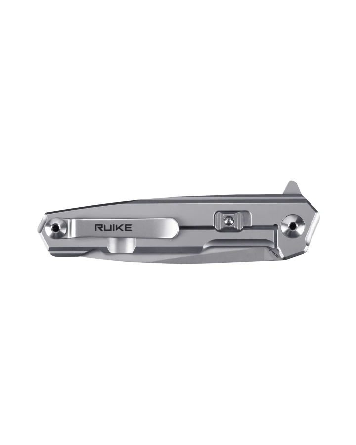 Ніж складаний туристичний Ruike P875-SZ, Sandvik 14C28N, сталь, сірий